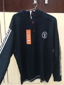 Stylish Navy Blue Sweater