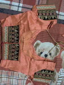 Heavy Work Saree With Blouse