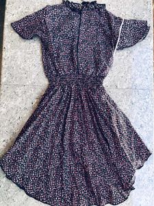 Floral Print Mini Dress