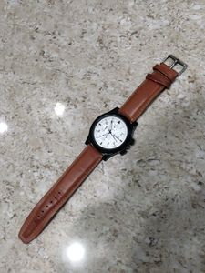 Fronix Dialer Watch For Mens In Brown And Black