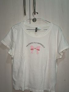 H&M bow tshirt
