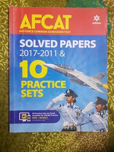 AFCAT AIR FORCE COMMON ADMISSION TEST Solved Papers