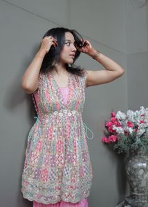 Pink Sharara Set