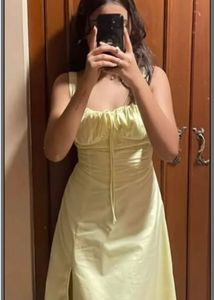 Yellow Sundress with Slit