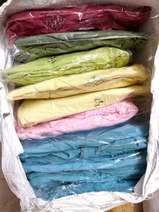 Aqua Chiffon Layered Dress