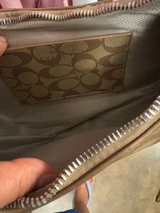 Coach Logo Leather Hobo Bag Master Copy