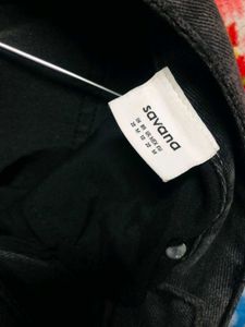 Wide Leg Black Jeans