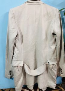 Long  Beige Blazer