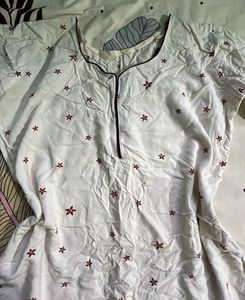 Cute Star Print Kurta