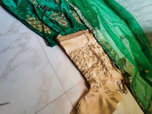 Green Lehenga Choli Set