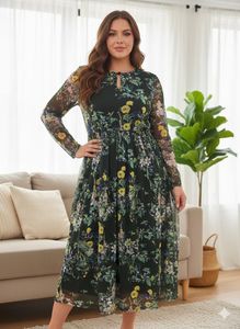 Floral Midi netty Dress Fixed Price