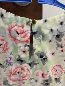 Floral High-Low Tank Top