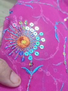 Special Sequins And Resham Handwork Dupatta