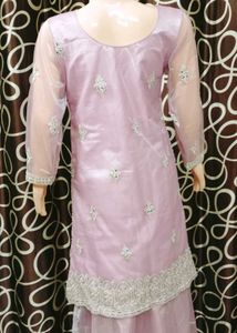 Elegant Lavender Kurta Set
