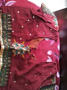 Heavy  work  saree