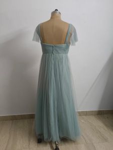 Sage Green Tulle Maxi Dress