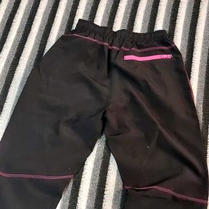 Black &amp; Pink Athletic Pants