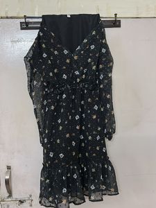 Floral Print Mini Dress