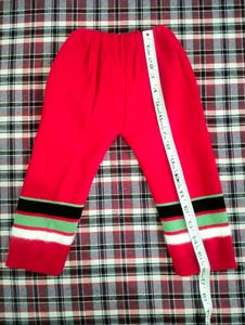 Red Kids knit Sweater pajama set