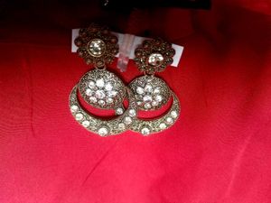 Oxidised Earring