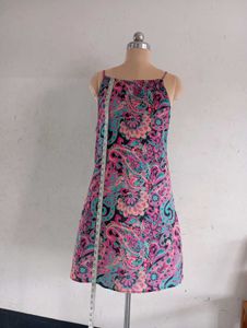 Paisley Print Halter Sundress