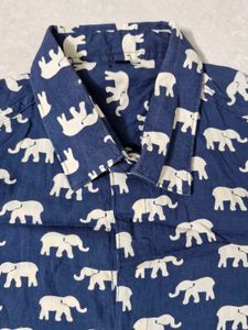 Elephant Print Shirt