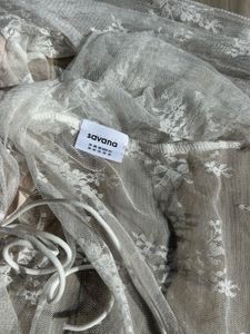 Lace Long Sleeve Top &amp; Skirt Set