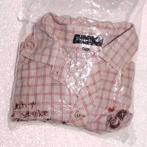 Checked Button-Down with Graphic Detail