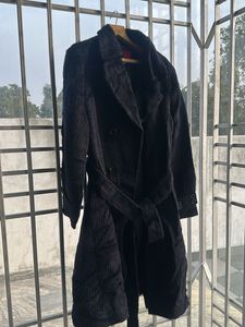Elegant Black Trench Coat