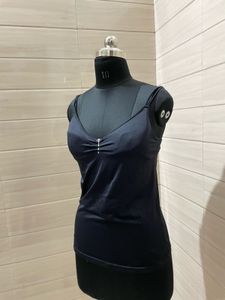 Imported Padded Black  Tank Top