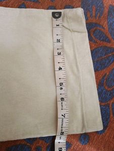 Unisex Corduroy Cream Pant For Formal &amp; Casual Loo