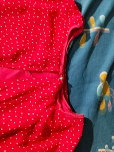 Red Polka Dot Top