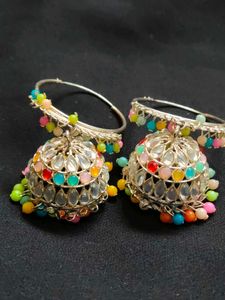 Hoop Jhumka Earrings