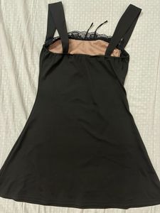 Black Lace Mini Dress