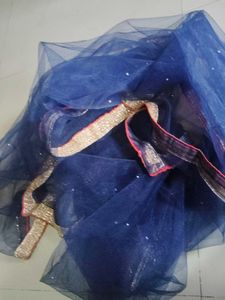 Blue Embellished Lehenga Choli Set