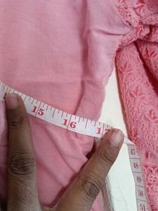 Kurti With All Over Chumky Work