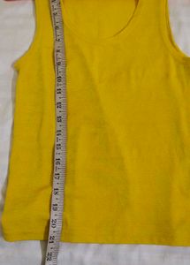 Yellow Tank Top Bust 36(Stretchy)