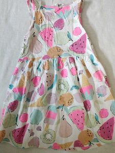 Cute Fruit Print Frock