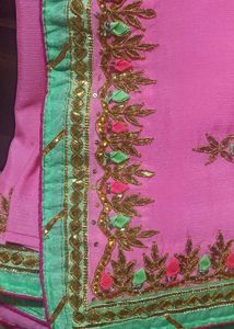 Gota Work Saree