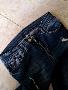Ripped Denim Jeans