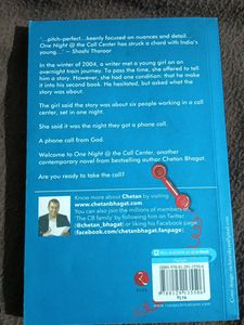 Chetan Bhagat &#39;s One Night At The Call Center