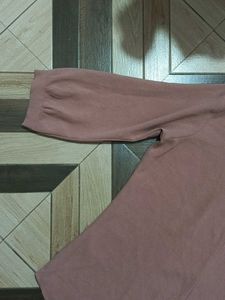 Dusty Rose Long Sleeve korean Top