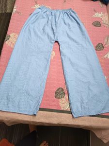 Korean Blue Striped Lounge Pants
