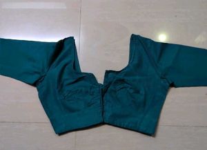 Teal Green Readymade Blouse