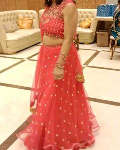 Party Wear Lehenga Crop Top Set
