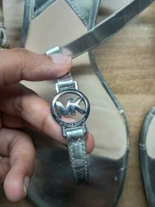 Silver Michael Kors Sandals