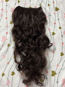 24 Inch Wavy Dark Brown Clip In  Hair Extension