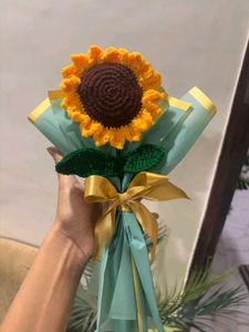 Crochet Sunflower Bouquet