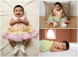 Cute Pink Ruffled Dress