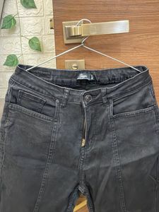 Stylish Dark Gray Denim Jeans